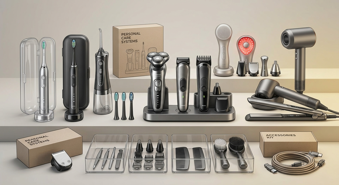 Personal Care Appliances — shavers, hair dryers, grooming tools